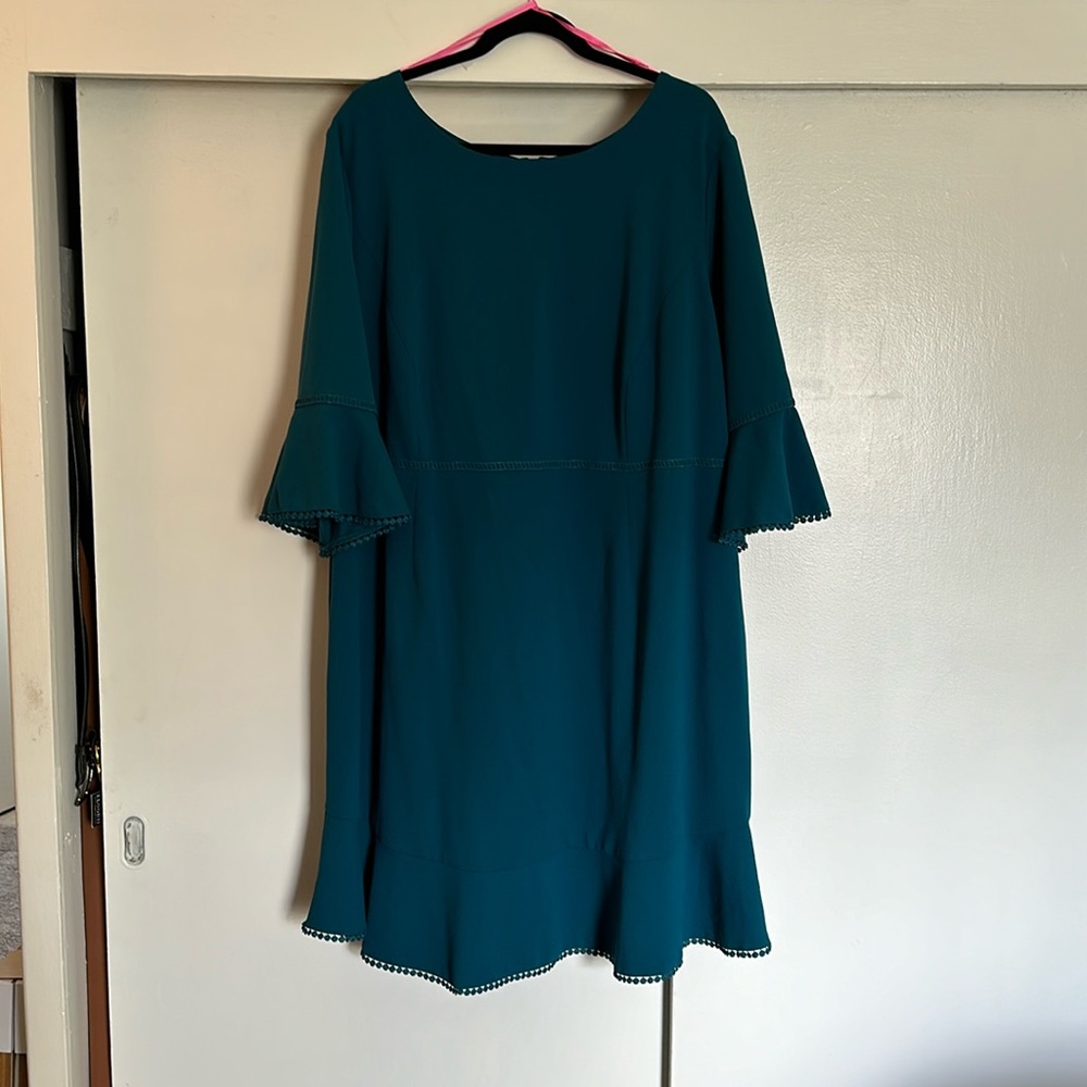 Betsey Johnson dress size 22 teal blue. NWOT.